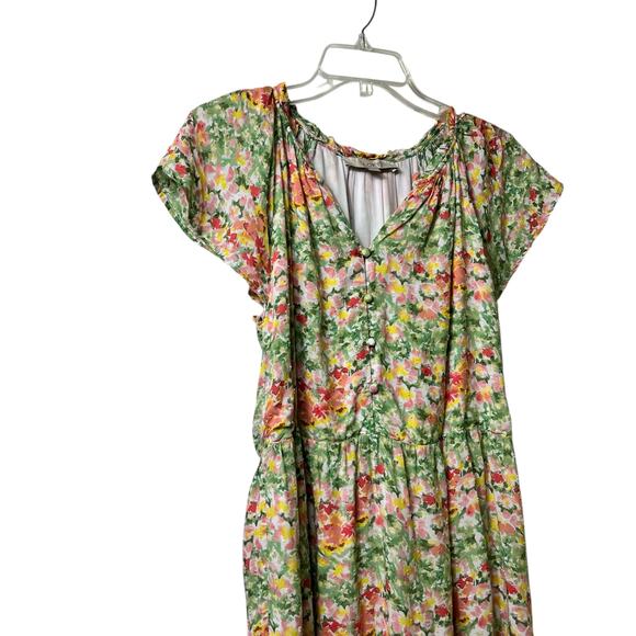 Loft Buttercup Tiered Swing‎ Dress S Cottagecore Romantic (2836) - Picture 4 of 6